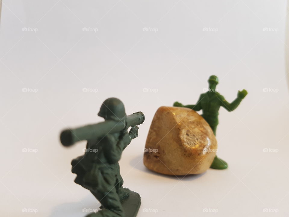 toy soldiers and a makeshift photostudio make great past time! Toys aren't just for kids you know ;)