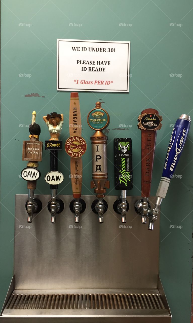 Beer taps