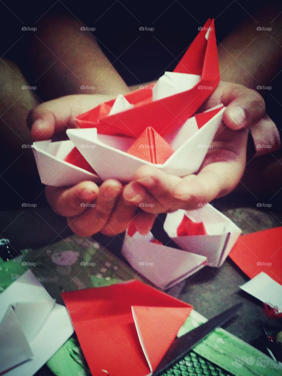 Every child connects with these paper boats❤