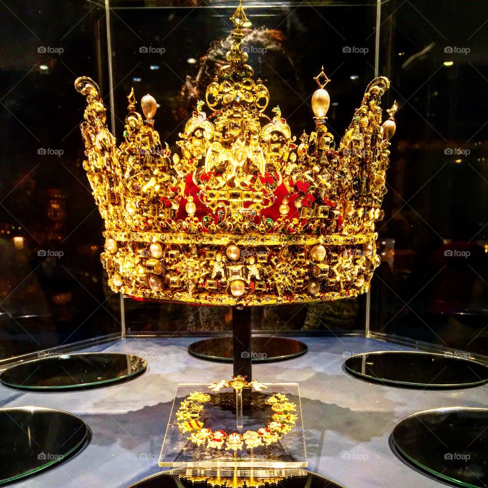 King's Crown from Rosenborg Castle Copenhagen