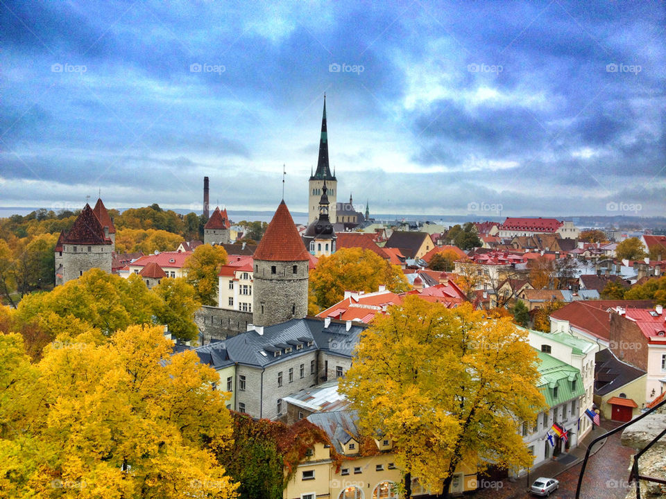 Scenic view of Tallinn, Estonia