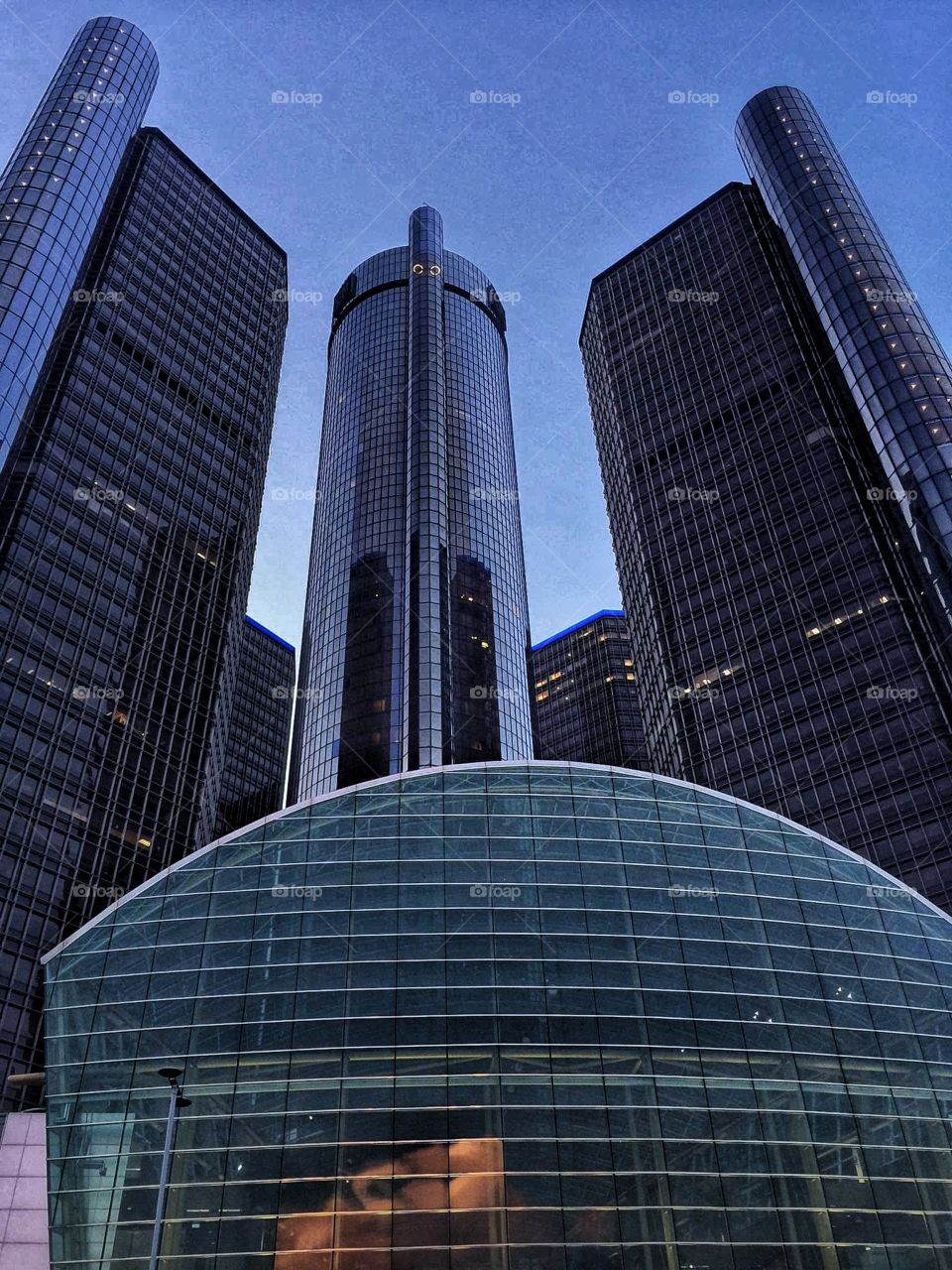 Spyascrapers from below