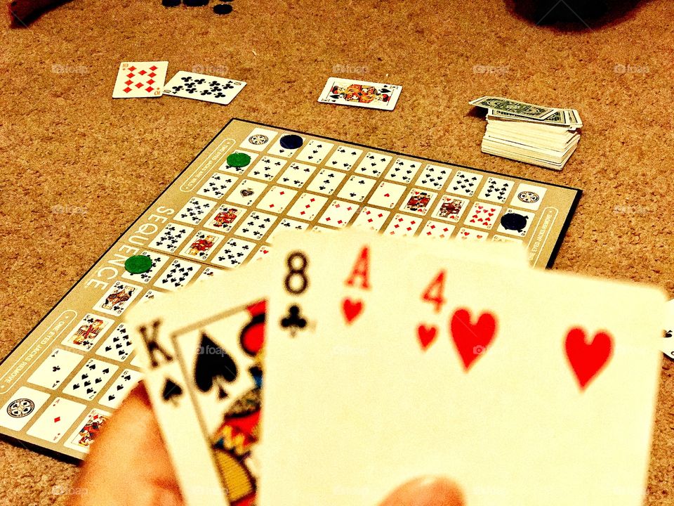 Sequence game in action 