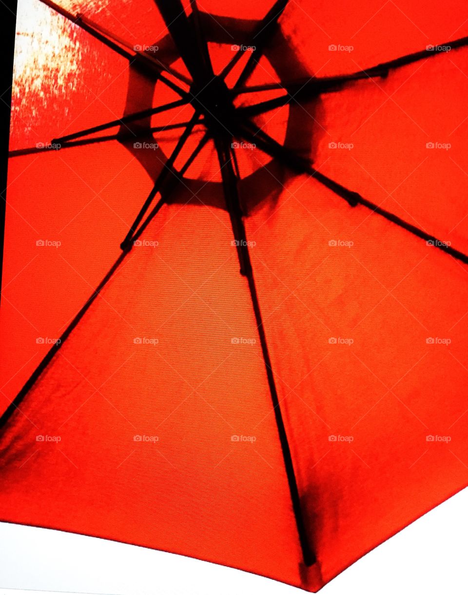 Red umbrella