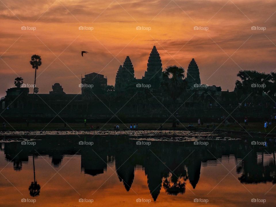 Sunrise at Angkor wat