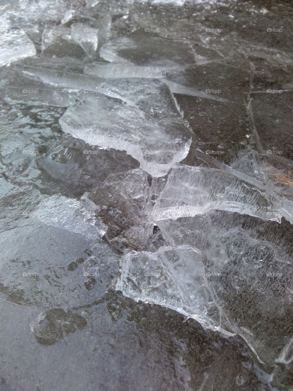 cracked ice