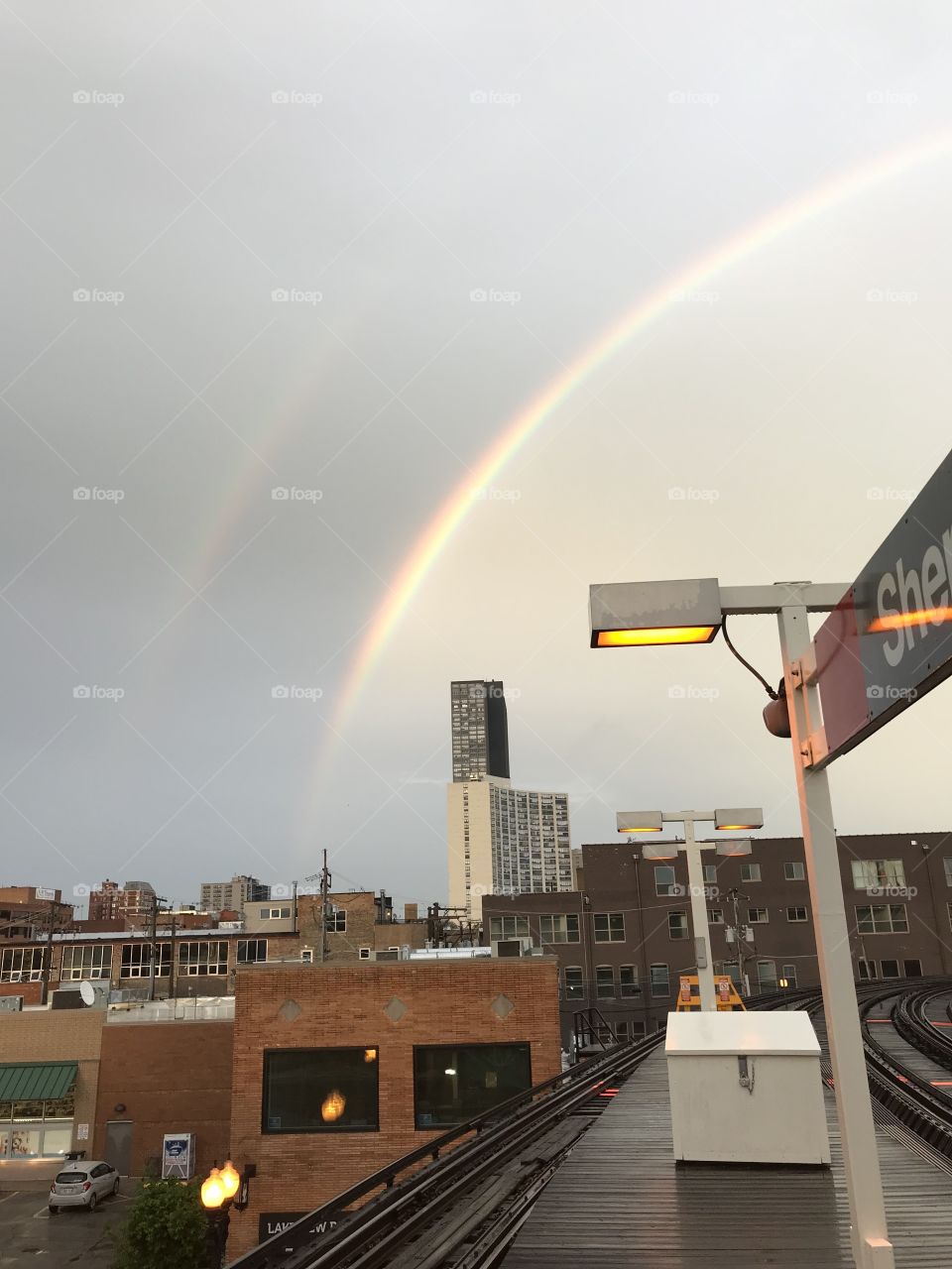 City double rainbow