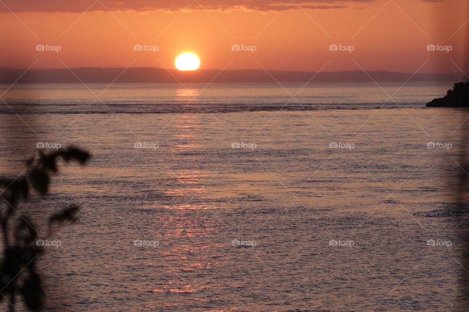 Sunset at Deception Pass