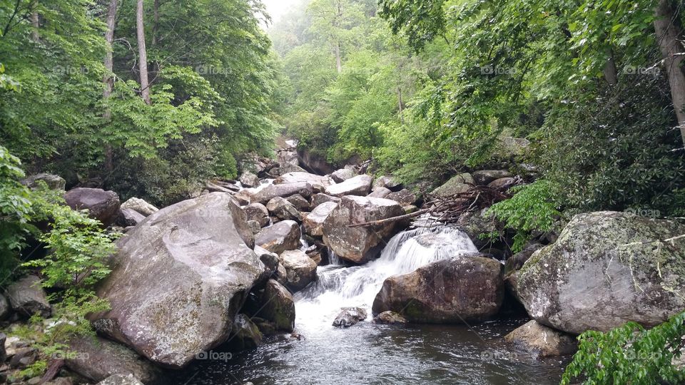 The Rock Rapids of Mantahala State Park, NC