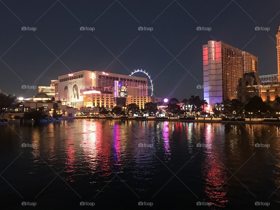 Colorful Vegas Strip