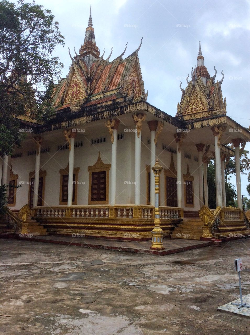 Cambodia. Sihanoukville. Wat Krom.