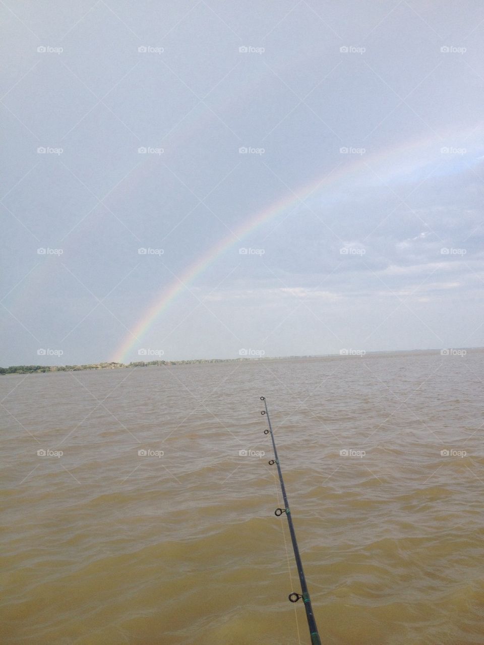 Muddy water rainbow