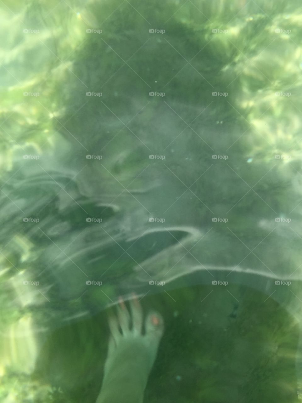 Underwater foot
