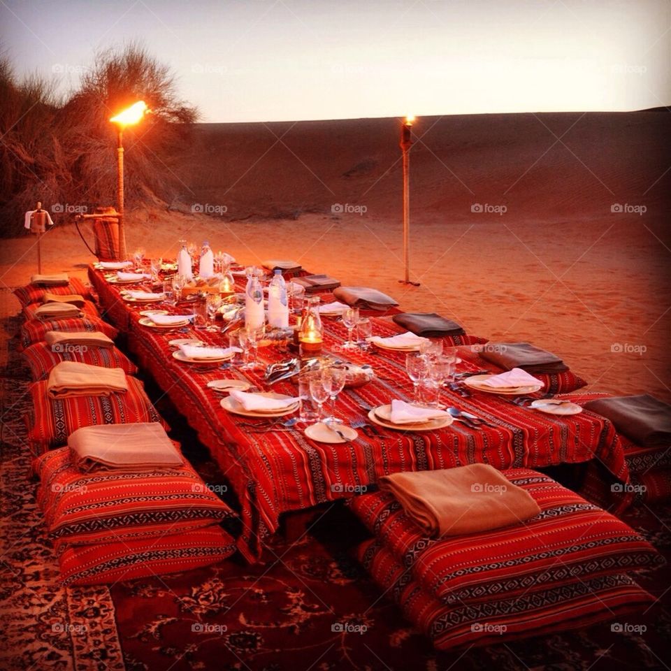 Dinner in The Desert