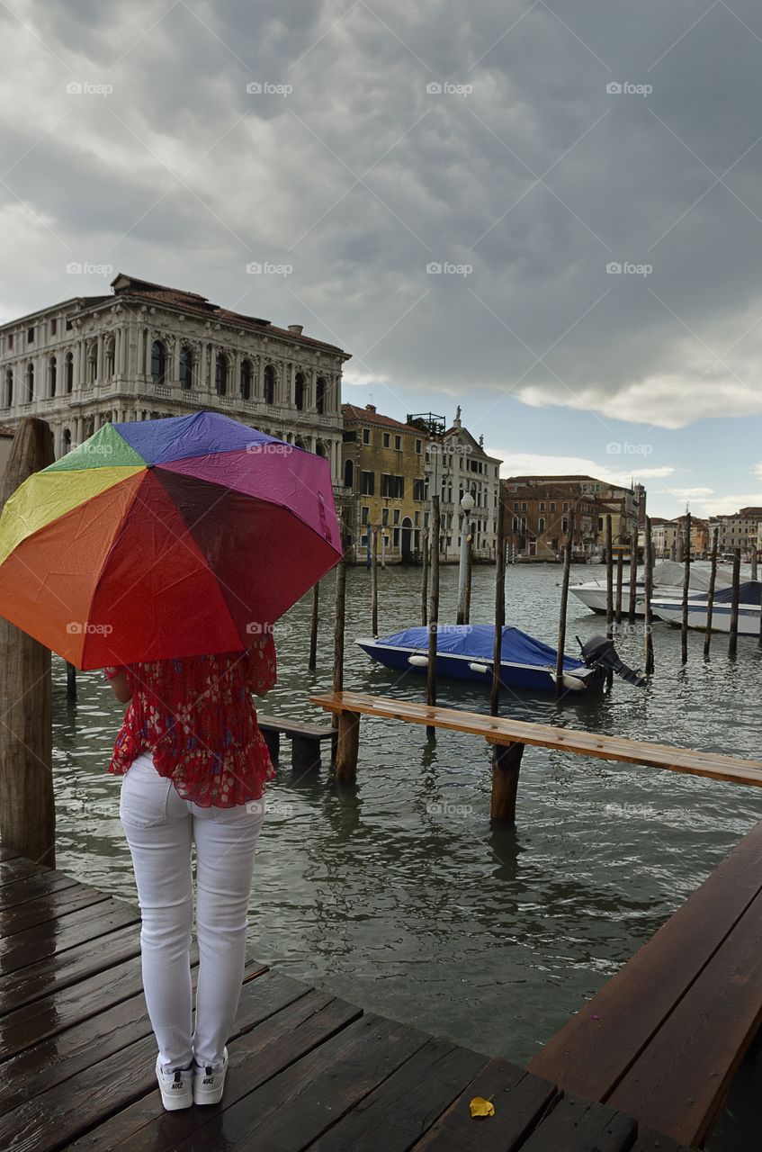 Raining in Venice