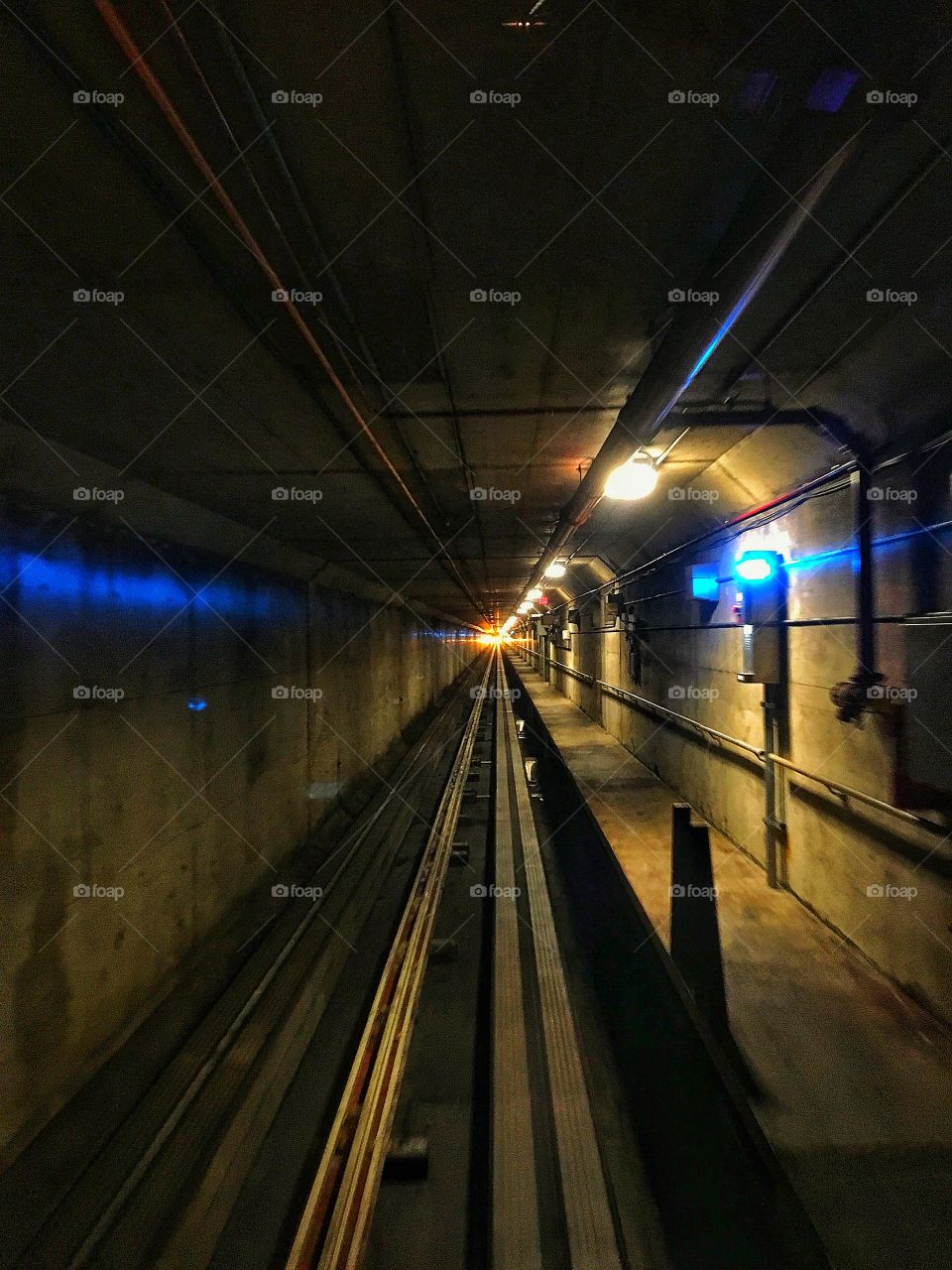Metro station.