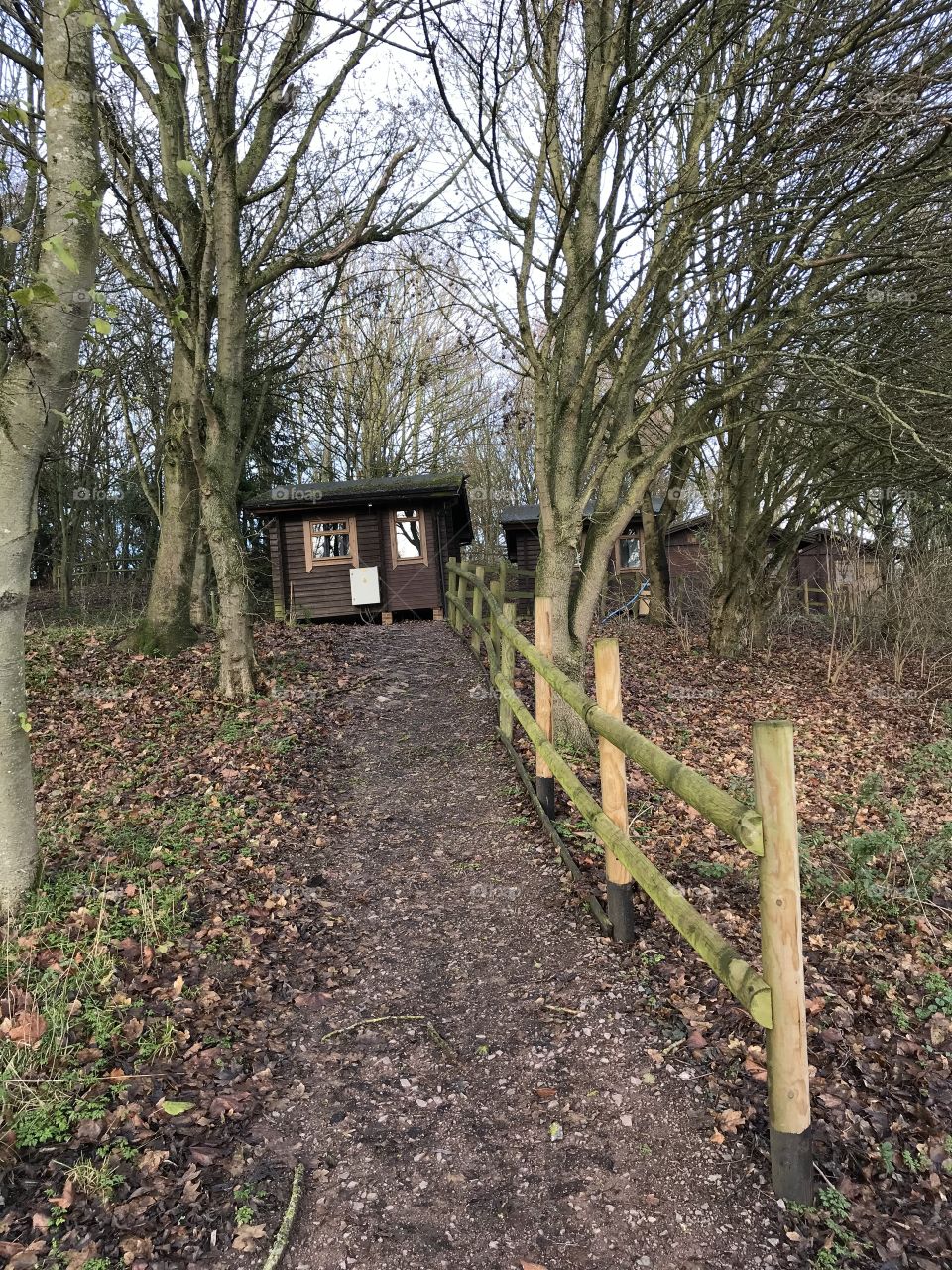 Walking through the camp, the winter came and getting hard. 