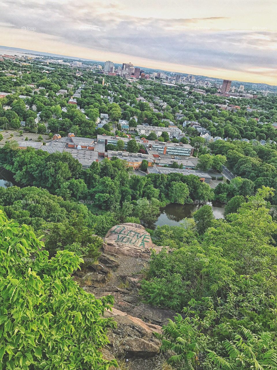 New Haven from above...