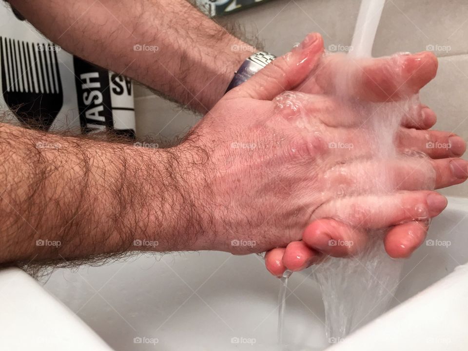 Washing hands 