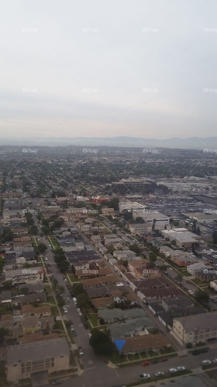 Los Angeles Cali from above