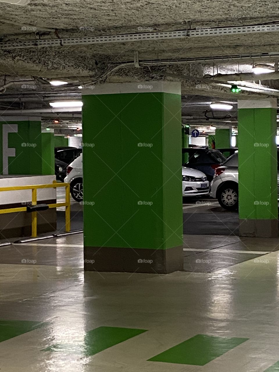 Photo of an underground car park