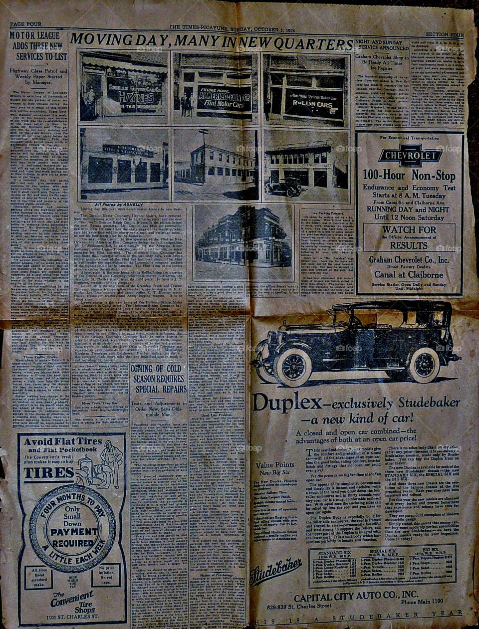 1920s newspaper clippings