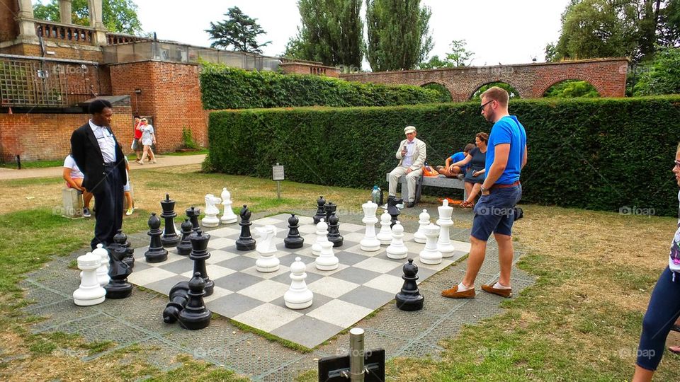 Play Chess in a Garden