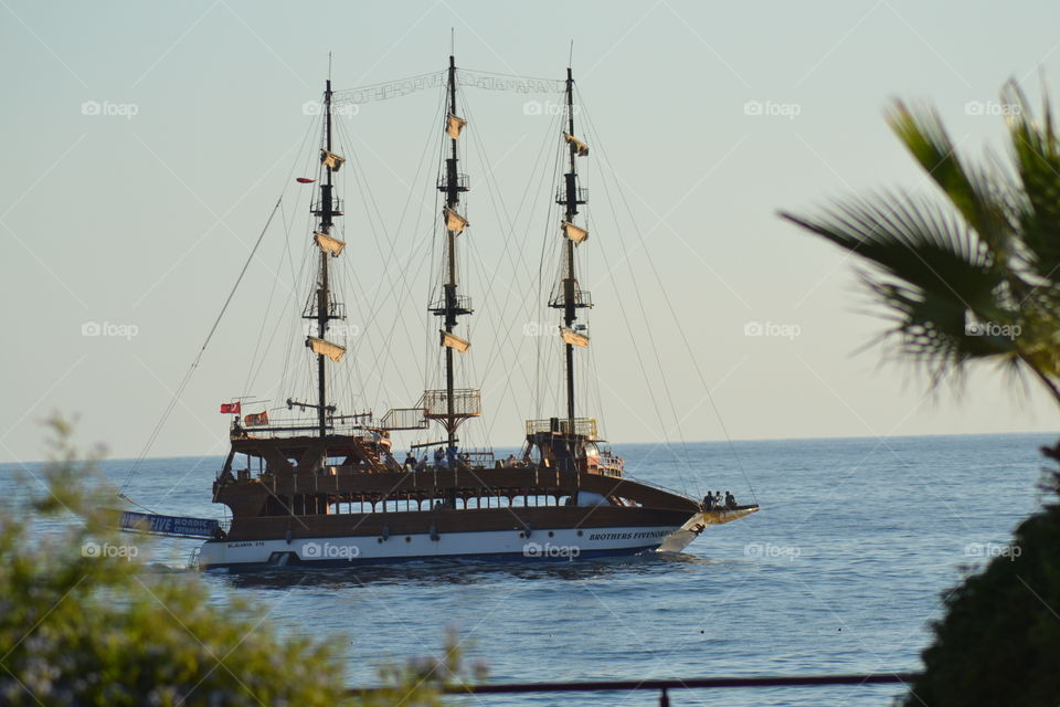 ship in Alanya turkey