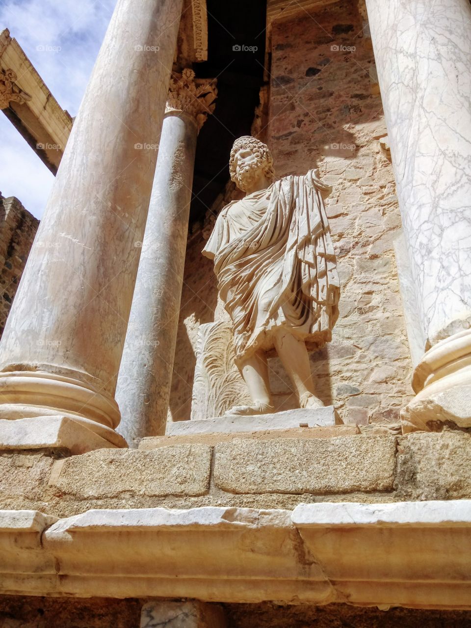 Roman sculpture Merida Spain 