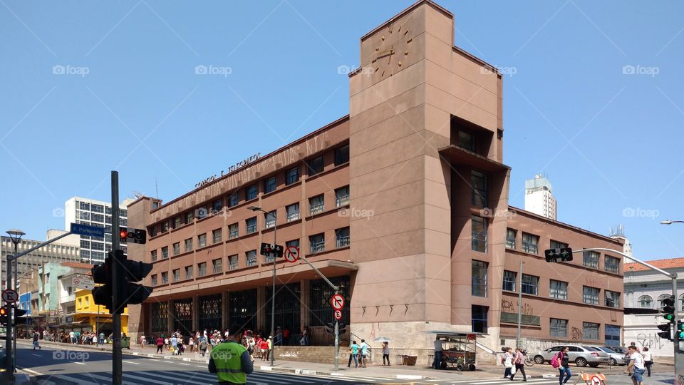 Prédio antigo. Monumento dos correios.