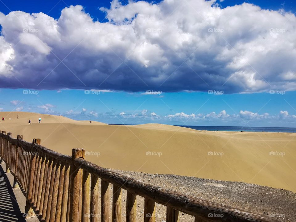 Another one from the Maspalomas Dunes at Gran Canaria.