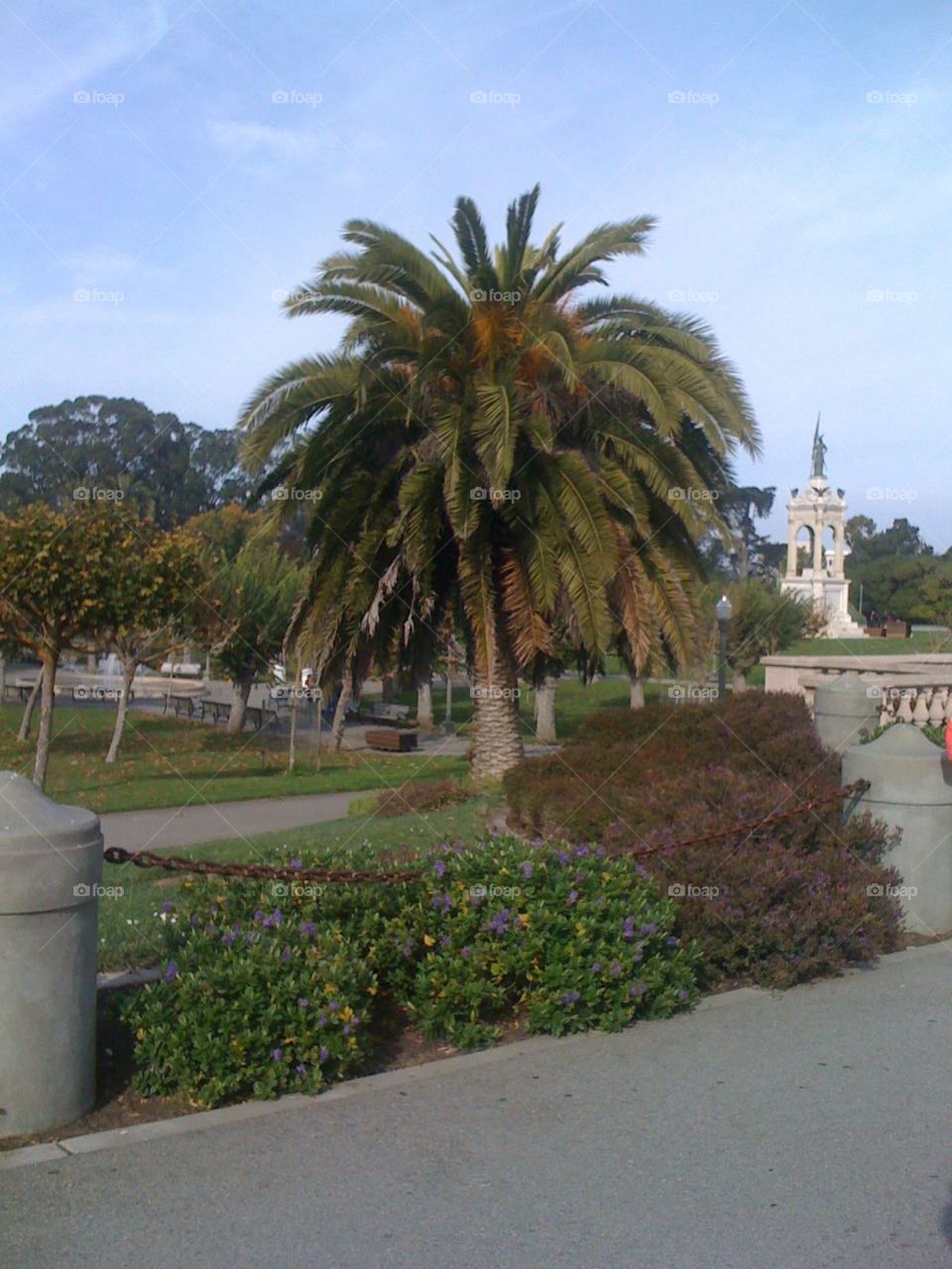 San Francisco Science Center courtyard in California.