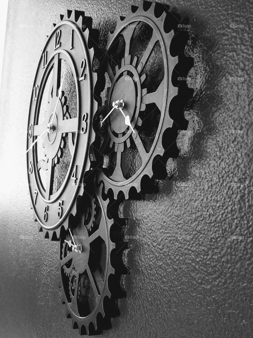 Black and white Industrial Clocks