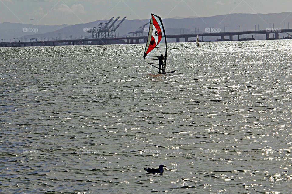 wind surfing