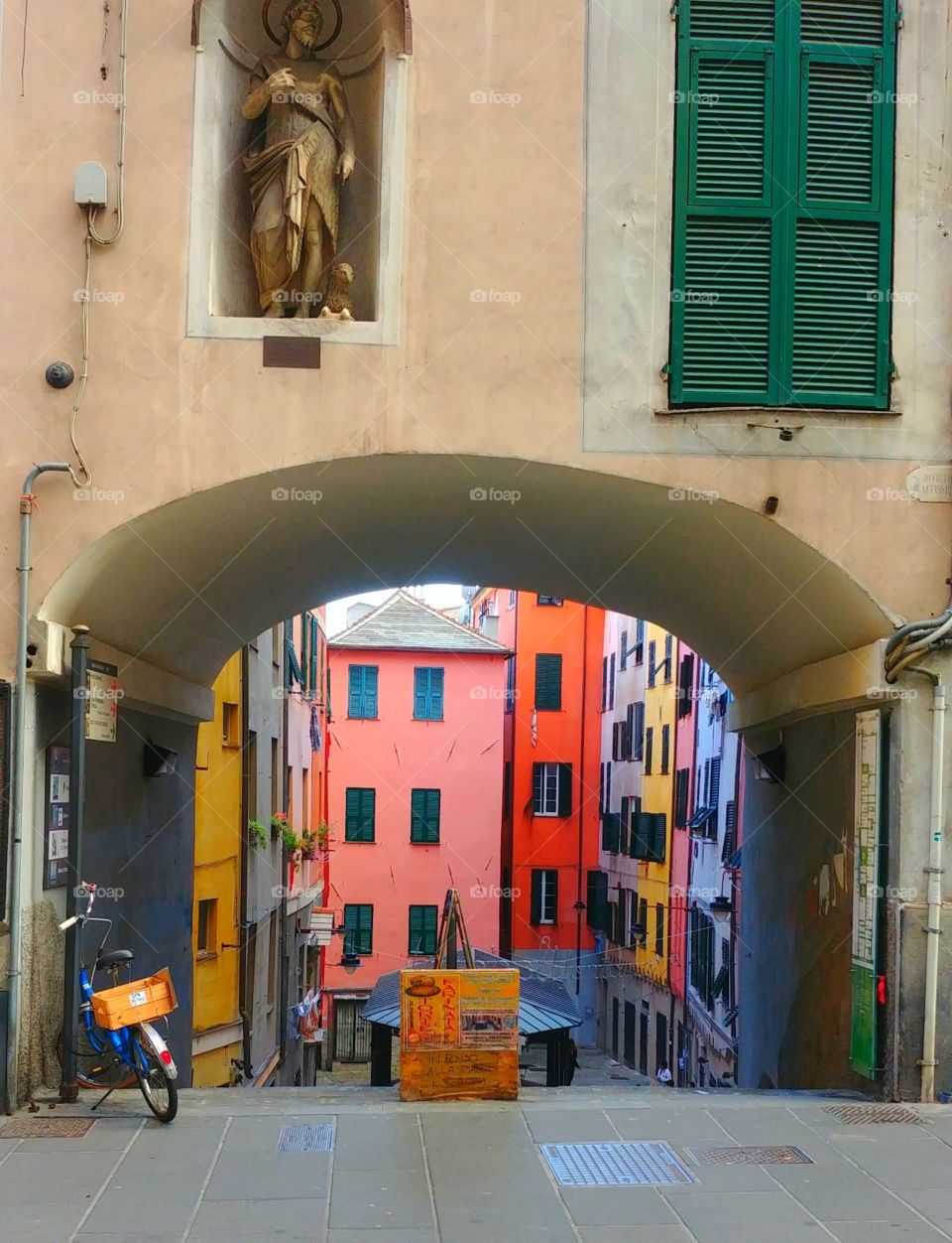 Italian street Genova