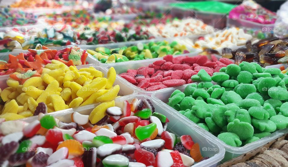 candyes. sweet candy in big bazaar