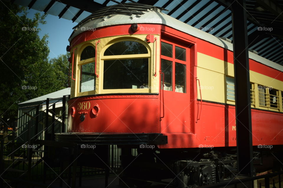 old mail train. noticed this train while relaxing in the park