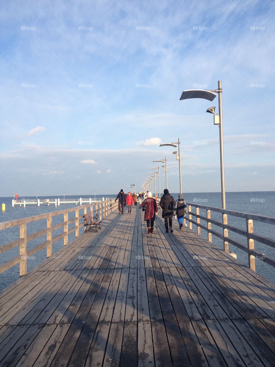 Walk on the pier