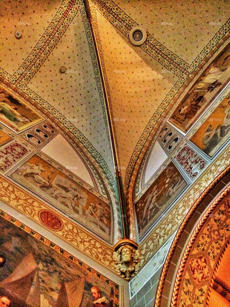 Ornate ceiling