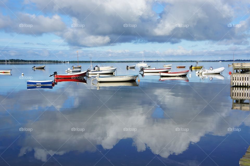 Reflections in the harbour