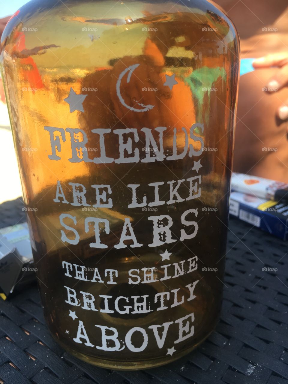 Friends are like stars..