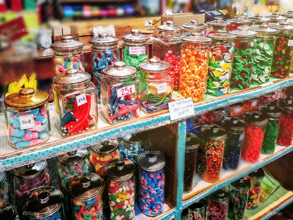 an afternoon at the candy store