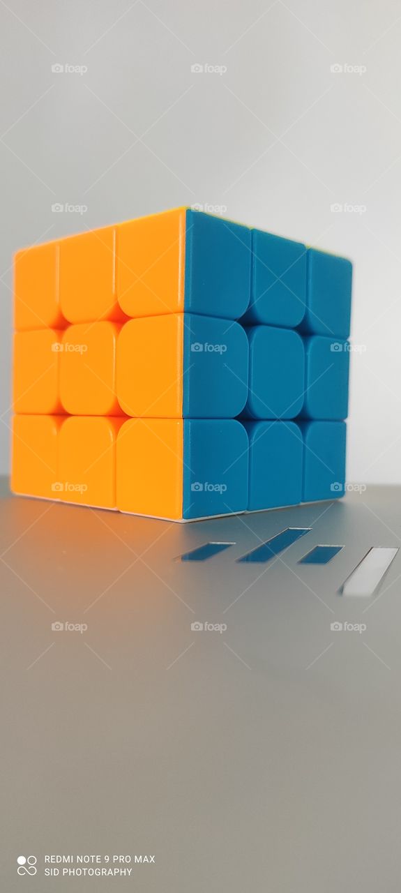 rubic cube (#blue x orange foap mission)