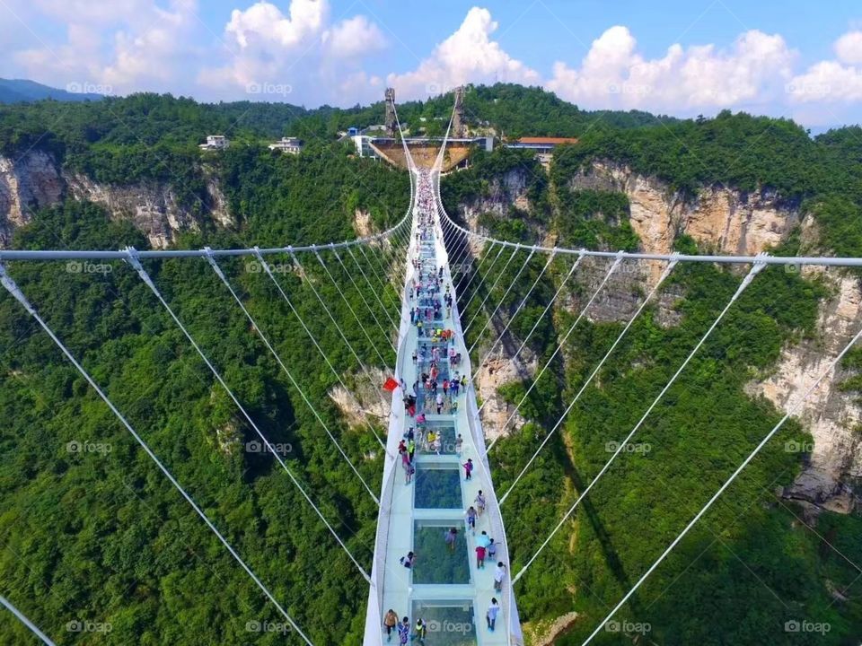 Glass bridge China 