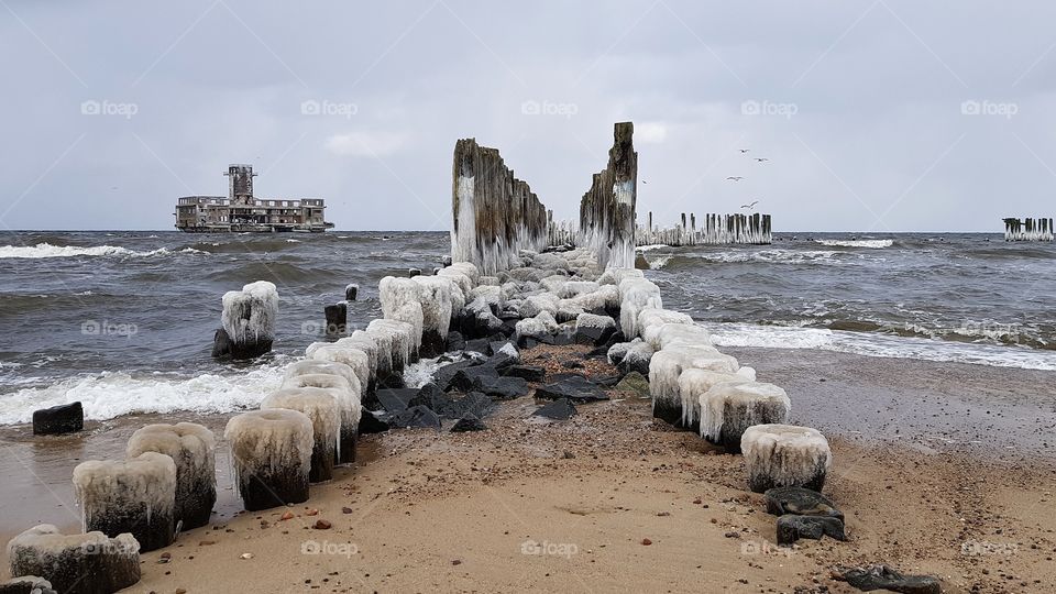 Water, Beach, No Person, Sea, Seashore