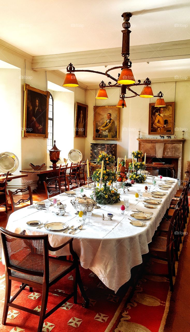 Bright and Beautiful Dining Room at Berkley Castle