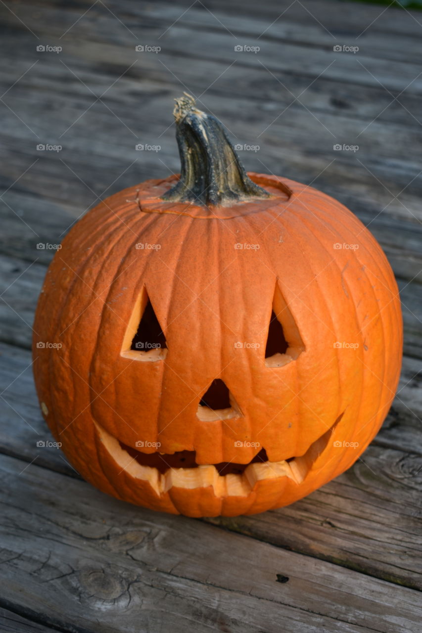 carved halloween pumpkin