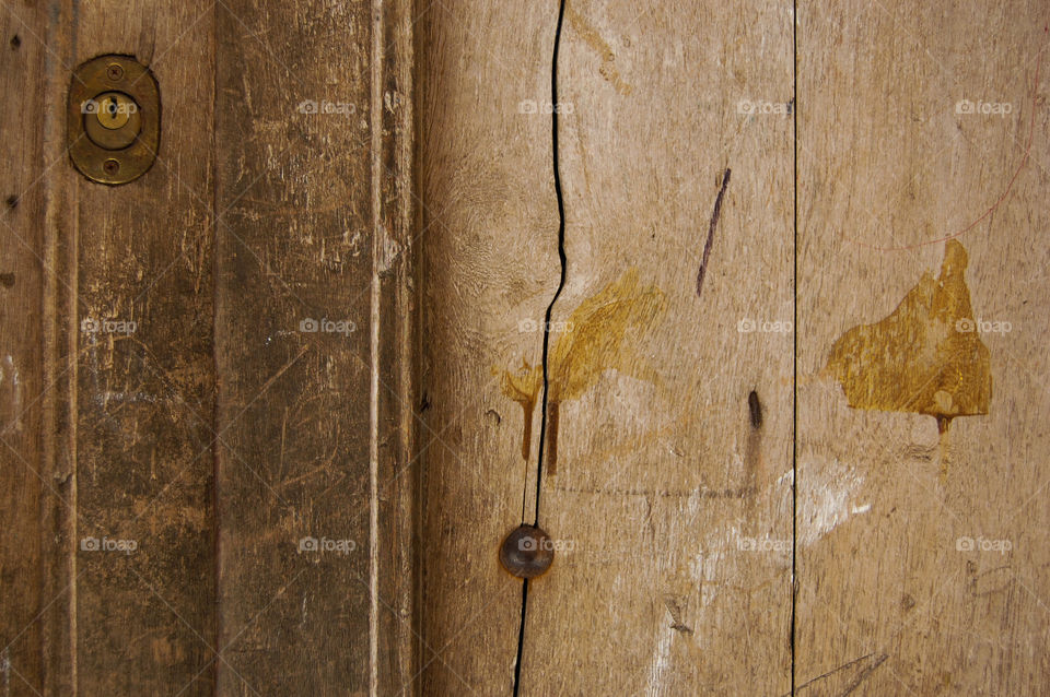 Old door in Stonetown on Zanzibar.