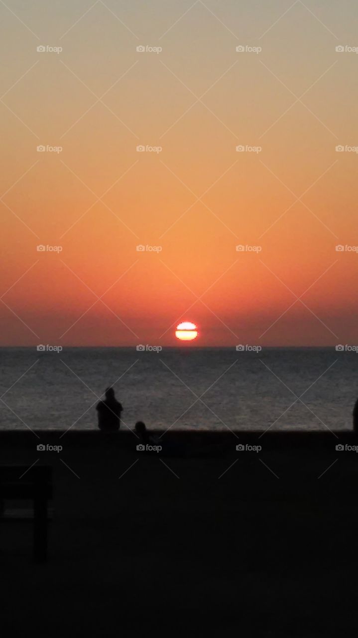 Montevideo's sunset