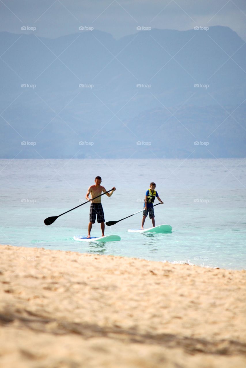 Paddle boarding 